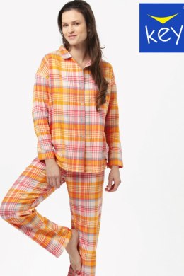 Piżama Damska LNS 473 B24 - Pomarańczowy, XL KEY