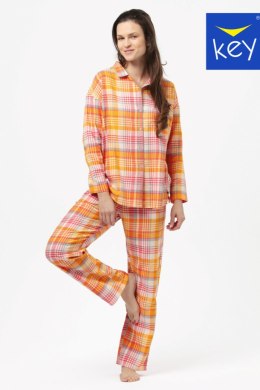 Piżama Damska LNS 473 B24 - Pomarańczowy, XL KEY