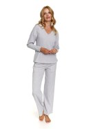 PIŻAMA DAMSKA PM.7164 J/24 - GREY, XL DOCTOR NAP