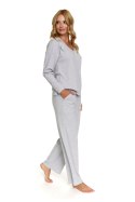 PIŻAMA DAMSKA PM.7164 J/24 - GREY, XL DOCTOR NAP