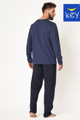 Piżama Męska MNS 625 B24 - Granatowy, XL KEY