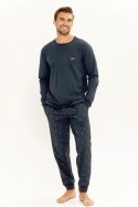 Piżama męska Eric 3313 L-2XL - GRANATOWY, 2XL TARO