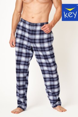 Spodnie Od Piżamy Męskie MHT 412 B24 - Granatowy, XL KEY