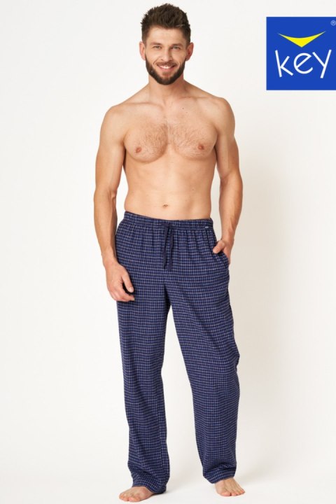 Spodnie Od Piżamy Męskie MHT 457 B24 - Granatowy, XL KEY Spodnie Od Piżamy Męskie MHT 457 B24 - Granatowy, XL KEY