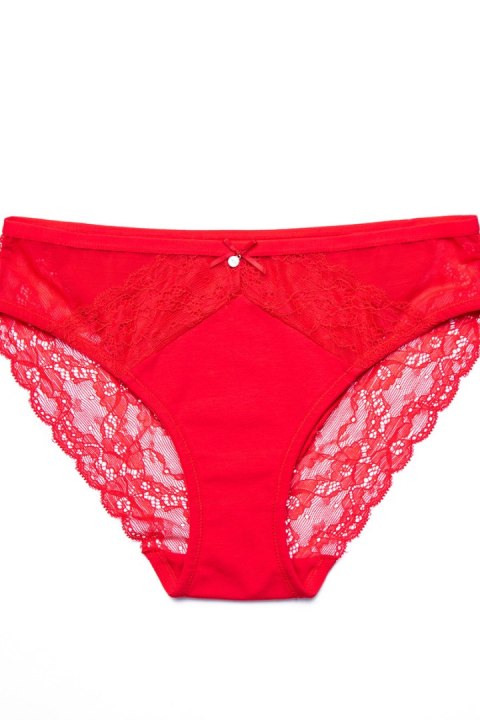 FIGI DAMSKIE BIKINI L-1571BI - CZARNY-CZERWONY, L LAMA