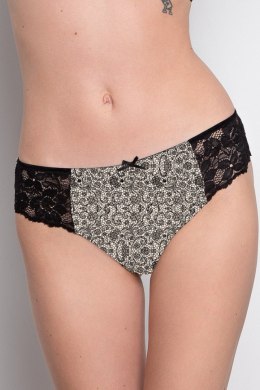 FIGI DAMSKIE BIKINI L-1576BI XXL - BEŻOWY-CZARNY, XXL LAMA
