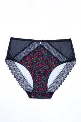 FIGI DAMSKIE MIDI L-1573MD - CZARNY, L LAMA