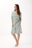 SZLAFROK DAMSKI 392 4XL J/24 - PISTACJOWY, 4XL, 5 LUNA