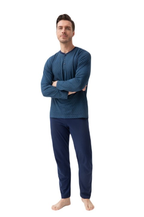 Piżama Męska 806 J/24 - Granatowa, XL LUNA Piżama Męska 806 J/24 - Granatowa, XL LUNA