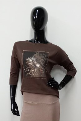 BLUZKA MIRELLA - BRĄZ, 42 OFF PINK