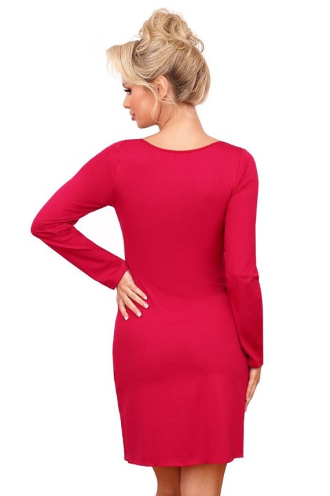 Koszulka Nocna Silvana Long - BORDOWY, M DONNA Koszulka Nocna Silvana Long - BORDOWY, M DONNA