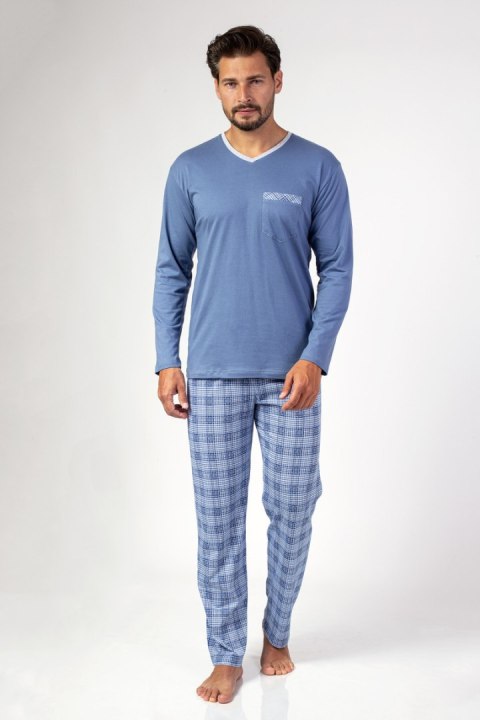 471 PIŻAMA MĘSKA BIG - GRANATOWY, 2XL, 1 REGINA 471 PIŻAMA MĘSKA BIG - GRANATOWY, 2XL, 1 REGINA