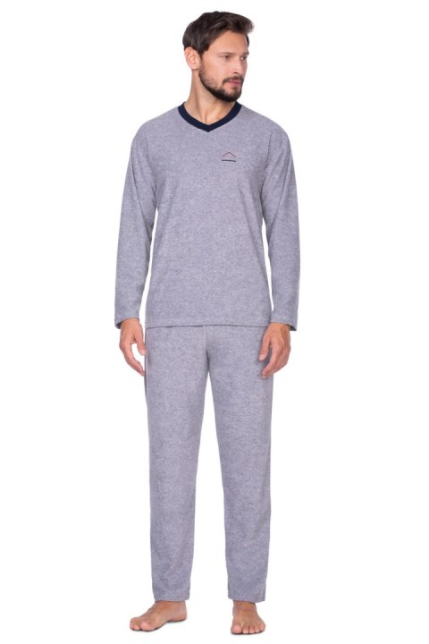 592 PIŻAMA MĘSKA - C.MELANGE, XL, 4 REGINA 592 PIŻAMA MĘSKA - C.MELANGE, XL, 4 REGINA