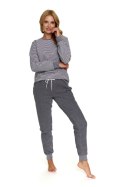 PIŻAMA DAMSKA PM.5247 J/24 - DARK_GREY, L DOCTOR NAP