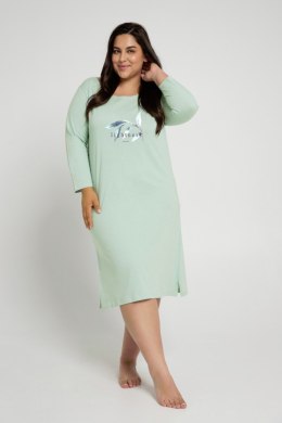 3020 KOSZULA NOCNA OLYMIPA 4XL-6XL - RÓŻ, 6XL, 2 TARO