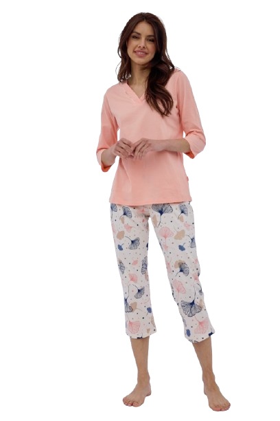 Cornette Piżama Damska Dr 389/389 Nina BIG - RÓŻ, 3XL Cornette Piżama Damska Dr 389/389 Nina BIG - RÓŻ, 3XL