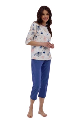 Cornette Piżama Damska 147/390 Selena BIG - ECRU, 5XL