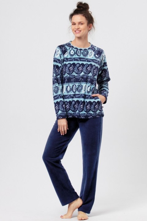 KOMPLET DAMSKI LHS 894 B24 - GRANATOWY, L KEY