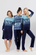 SUKIENKA DAMSKA LHD 893 B24 - GRANATOWY, XL KEY