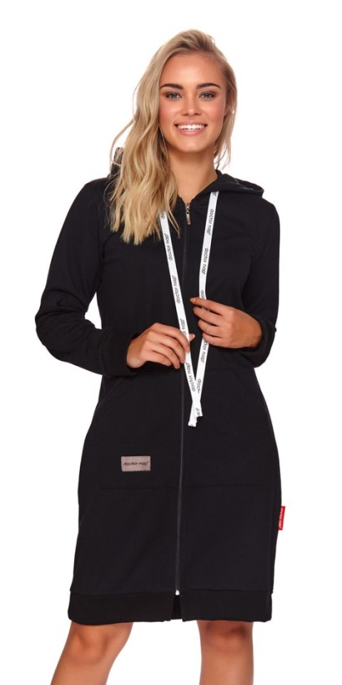 SZLAFROK DAMSKI SMZ.4136 - BLACK, L DOCTOR NAP SZLAFROK DAMSKI SMZ.4136 - BLACK, L DOCTOR NAP