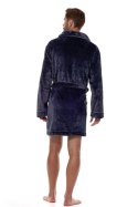 SZLAFROK MĘSKI BJ 2454 - GRAFIT, XXL L&L