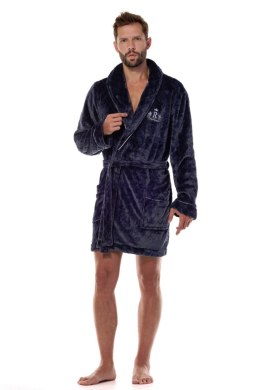 SZLAFROK MĘSKI BJ 2454 - GRAFIT, XL L&L