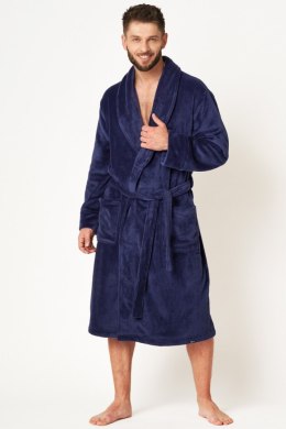 SZLAFROK MĘSKI MGL 255 B24 - GRANATOWY, XL/XXL KEY