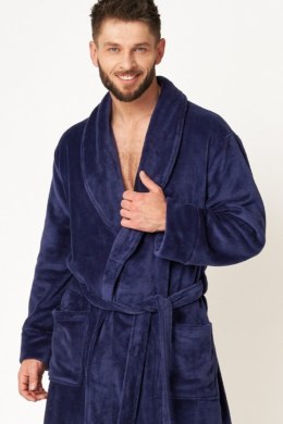 SZLAFROK MĘSKI MGL 255 B24 - GRANATOWY, XL/XXL KEY