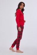 PIŻAMA DAMSKA DR 671/371 CELEBRATE - CZERWONY, XXL CORNETTE