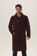 SZLAFROK MĘSKI HUSTLE 41935 AW24 - BORDOWY, 3XL HENDERSON