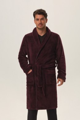 SZLAFROK MĘSKI HUSTLE 41935 AW24 - BORDOWY, 3XL HENDERSON