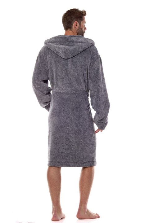 SZLAFROK MĘSKI MASTER 2452 - GRAFIT, M L&L SZLAFROK MĘSKI MASTER 2452 - GRAFIT, M L&L