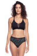 FIGI DAMSKIE BIKINI L-1569BI - CZARNY-CZERWONY, L LAMA
