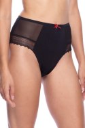 FIGI DAMSKIE MIDI L-1570MD - CZARNY, XXXL LAMA