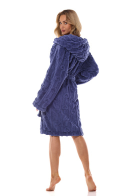 SZLAFROK DAMSKI CARINA 2403 - NAVY, S, 2 L&L