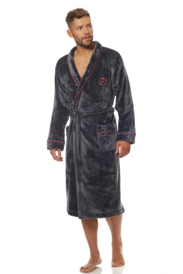 SZLAFROK MĘSKI 2111 LUCA - GRAFIT, 2XL, 1 L&L