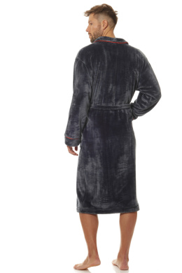 SZLAFROK MĘSKI 2111 LUCA - GRAFIT, XL, 1 L&L