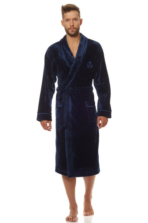 SZLAFROK MĘSKI 2111 LUCA - NAVY, L, 2 L&L SZLAFROK MĘSKI 2111 LUCA - NAVY, L, 2 L&L