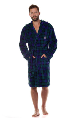 SZLAFROK MĘSKI 2455 HERO - DARK BLUE, M, 2 L&L
