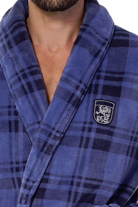 SZLAFROK MĘSKI 2455 HERO - DARK BLUE, M, 2 L&L SZLAFROK MĘSKI 2455 HERO - DARK BLUE, M, 2 L&L
