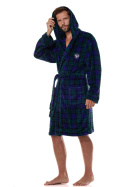 SZLAFROK MĘSKI PEDRO 2457 - DARK BLUE, M, 2 L&L