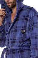 SZLAFROK MĘSKI PEDRO 2457 - DARK BLUE, M, 2 L&L