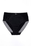 FIGI DAMSKIE MIDI L-1573MD - CZARNY, XXXL LAMA