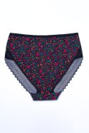 FIGI DAMSKIE MIDI L-1573MD - CZARNY, L LAMA