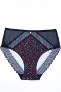 FIGI DAMSKIE MIDI L-1573MD - CZARNY, M LAMA