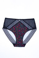 FIGI DAMSKIE MIDI L-1573MD - CZARNY, M LAMA