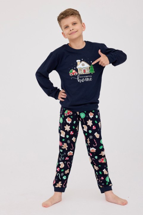 PIŻAMA BOY YOUNG DR 966/157 HOME - GRANAT, 140 CORNETTE