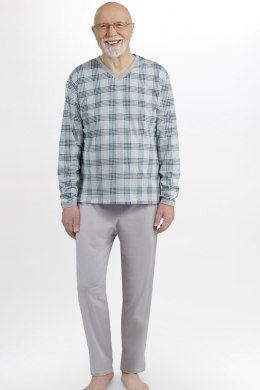 402 PIZAMA ROMAN BIG - SZARY, 3XL, 8 MARTEL