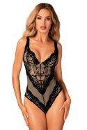 OLVIDIA BODY - CZARNY, XS/S OBSESSIVE