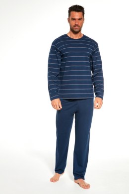 PIŻAMA MĘSKA 138 J/Z 24 6-7XL - NIEBIESKI, 7XL, MIX CORNETTE